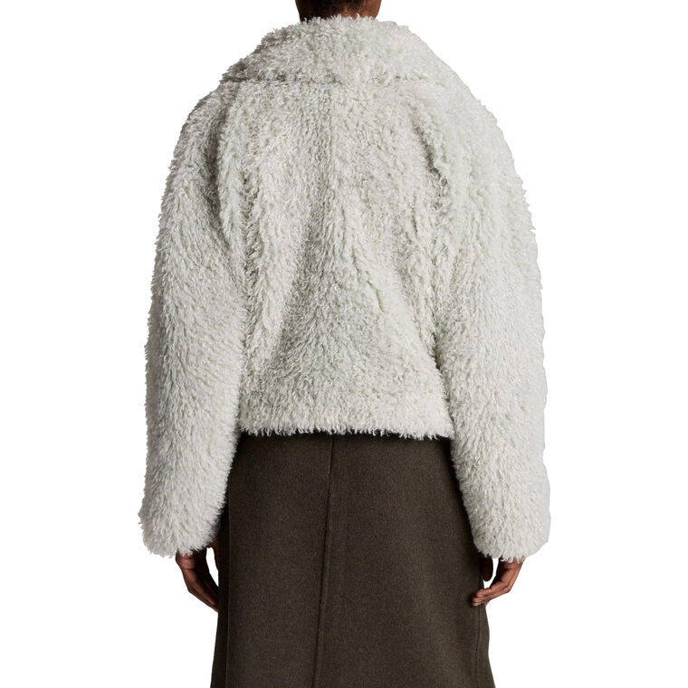 Faux Fur Cropped Jacket image number null
