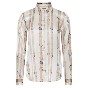 Tyler Long Sleeve Silk Blouse