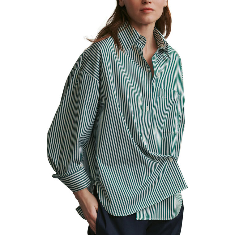 New Earl Asymmetric Button Front Shirt image number null