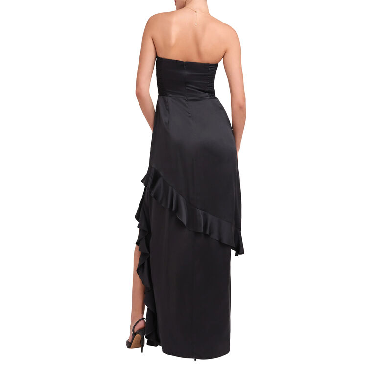 Magnolia Strapless Silk Maxi Dress image number null