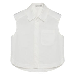 Winslow Sleeveless Cropped Shirt