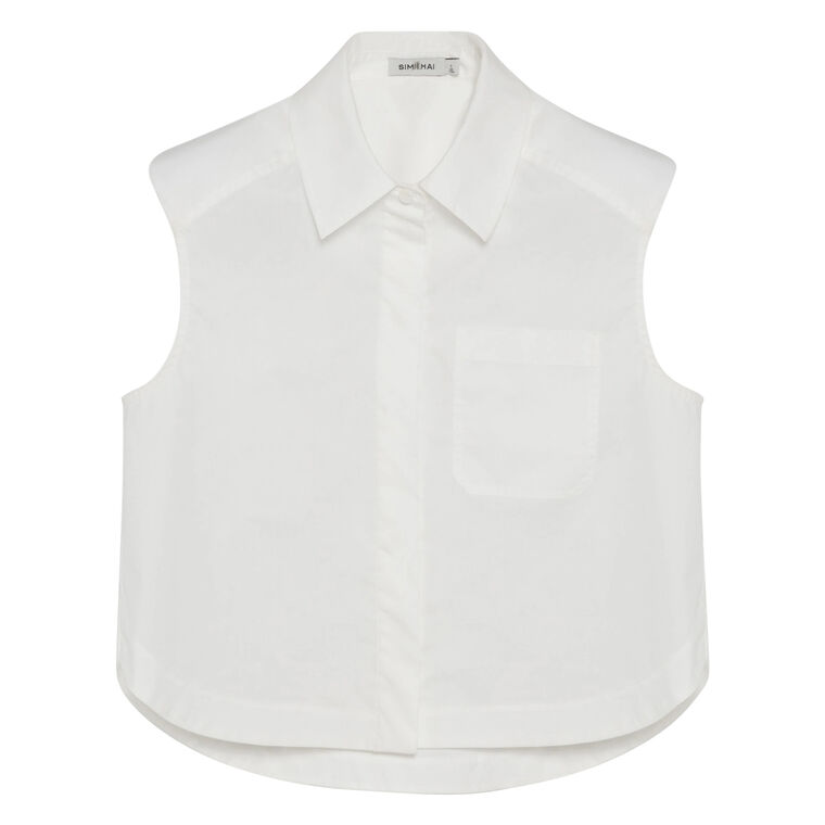 Winslow Sleeveless Cropped Shirt image number null