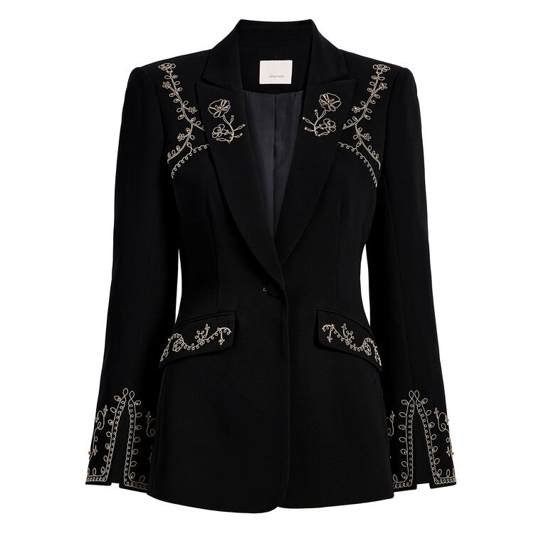 Cheyenne Soutache Embellished Blazer image number null