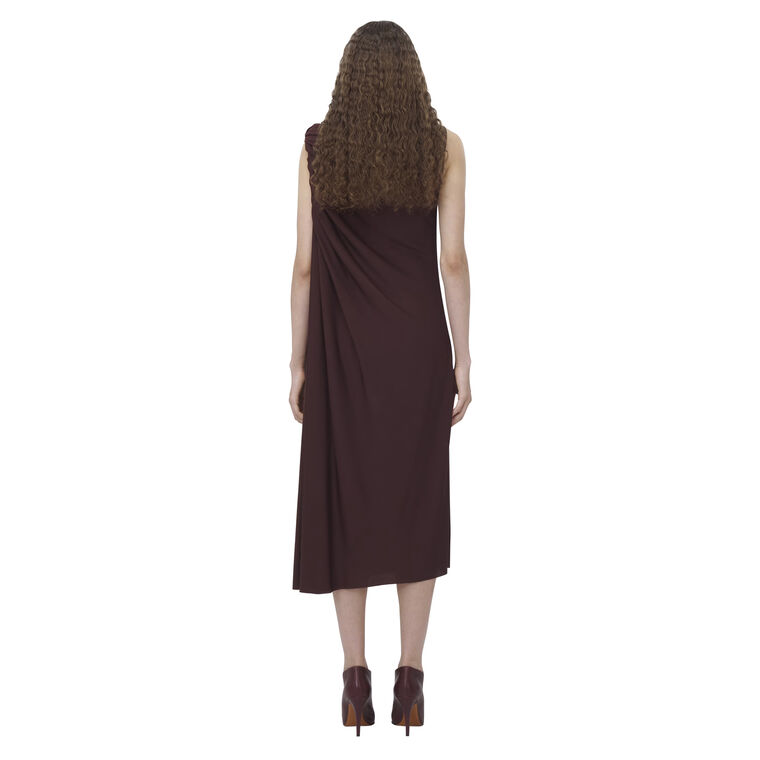 Draped Midi Dress image number null
