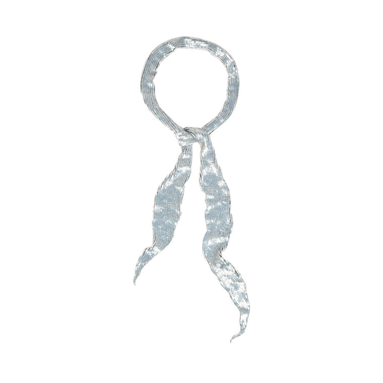Veronique Sequin Skinny Scarf image number null
