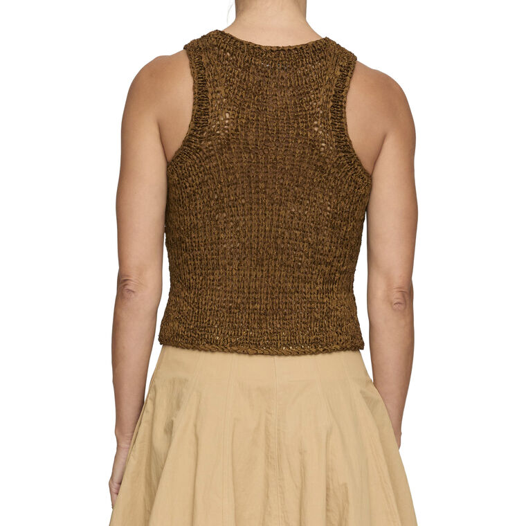 Nelly Open Knit Tank Top image number null
