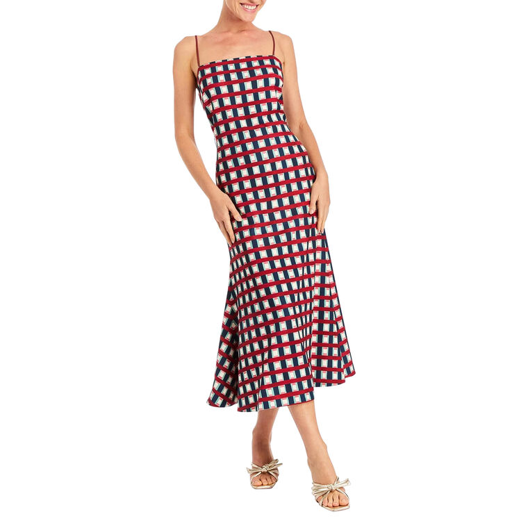 Tropez Sleeveless Reversible Midi Dress image number null