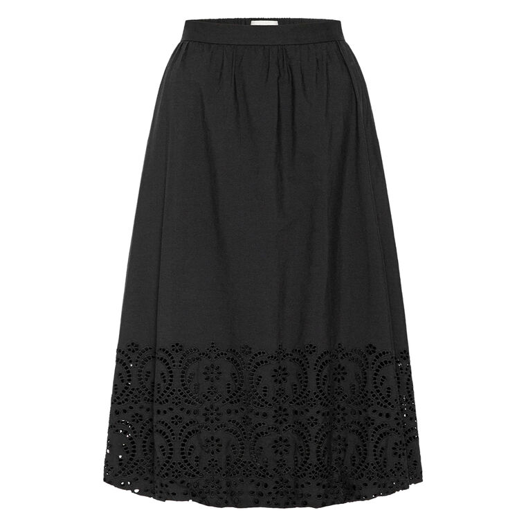 Loti Eyelet Midi Bubble Skirt image number null