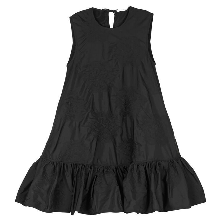 Lala Sleeveless Borus Jacquard Mini Dress image number null