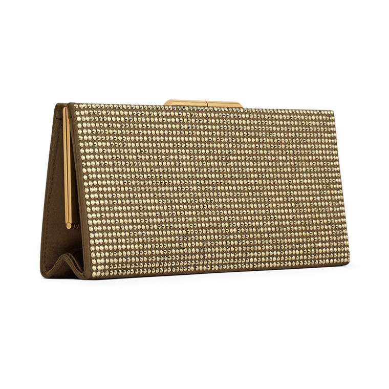 Midnight Small Clutch In Crystals image number null