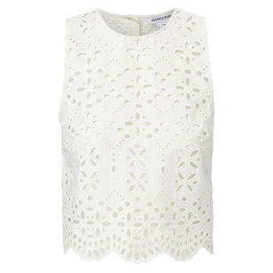 Adelyn Cotton Eyelet Tank