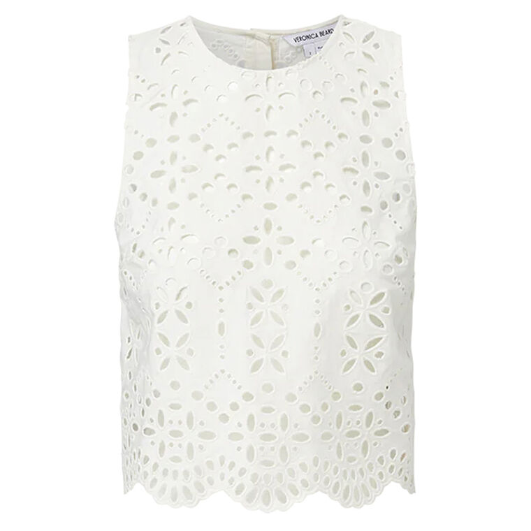 Adelyn Cotton Eyelet Tank image number null