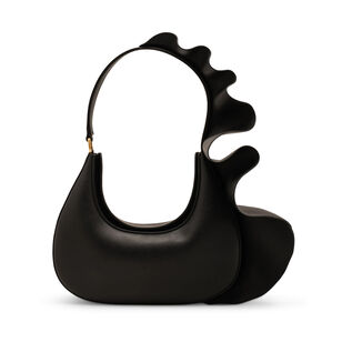 Zoella Leather Ruffle Shoulder Bag