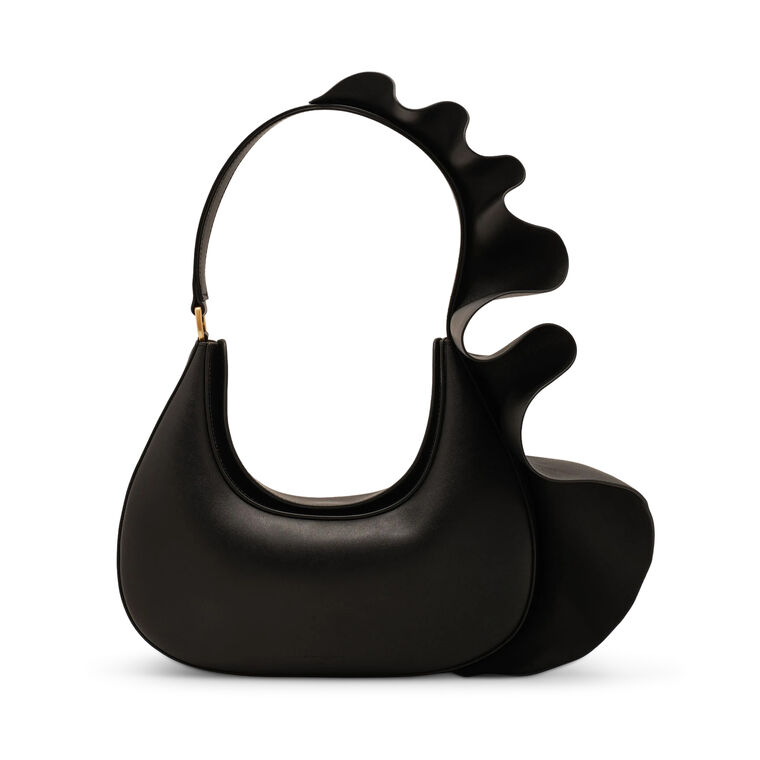 Zoella Leather Ruffle Shoulder Bag image number null