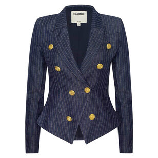 Solar Structured Pinstripe Blazer