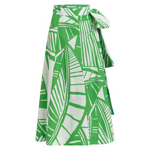 Estine A-Line Midi Wrap Skirt