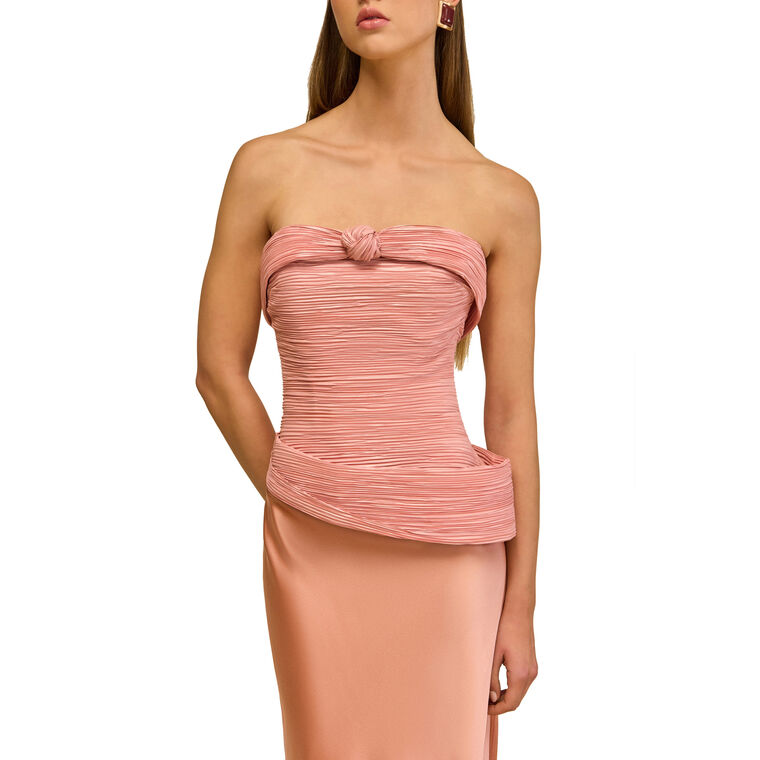 Ansra Strapless Knot Detail Top image number null