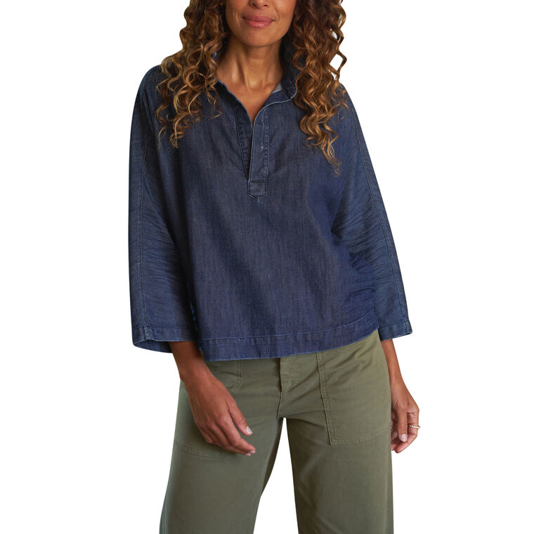 Gabi Denim Popover Shirt image number null