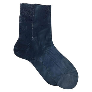 One Ribbed Laminated Socks