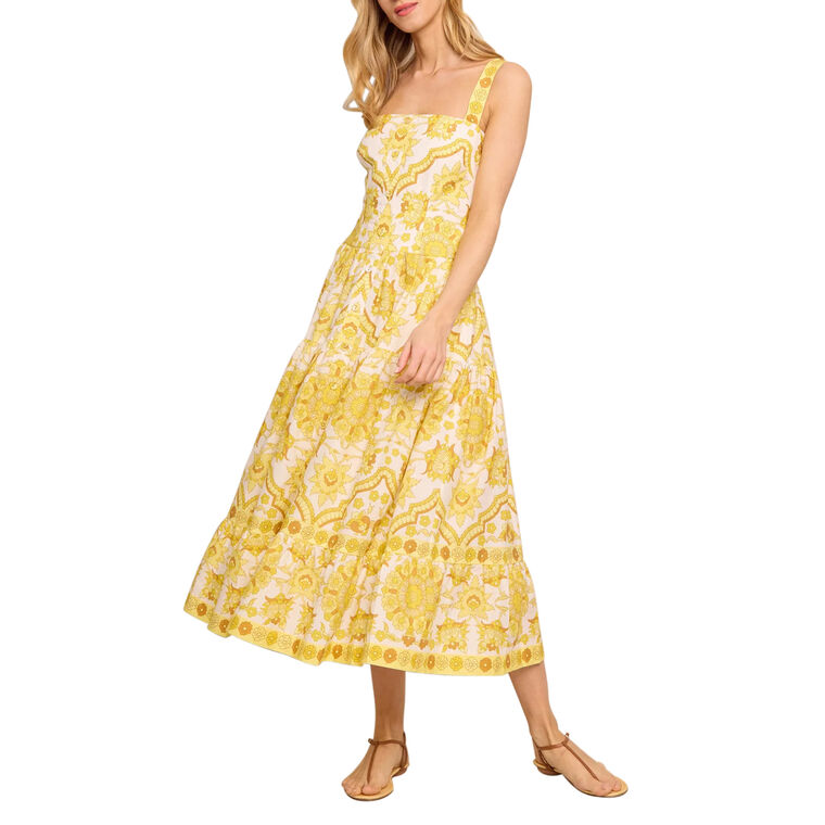 Margarita Sleeveless Midi Dress image number null