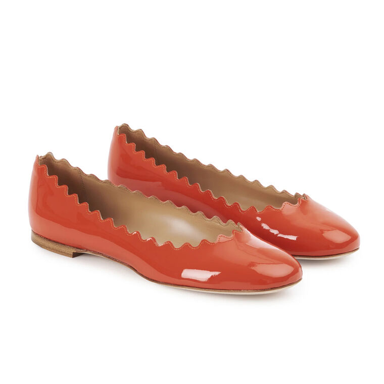 Lauren Patent Ballet Flat image number null