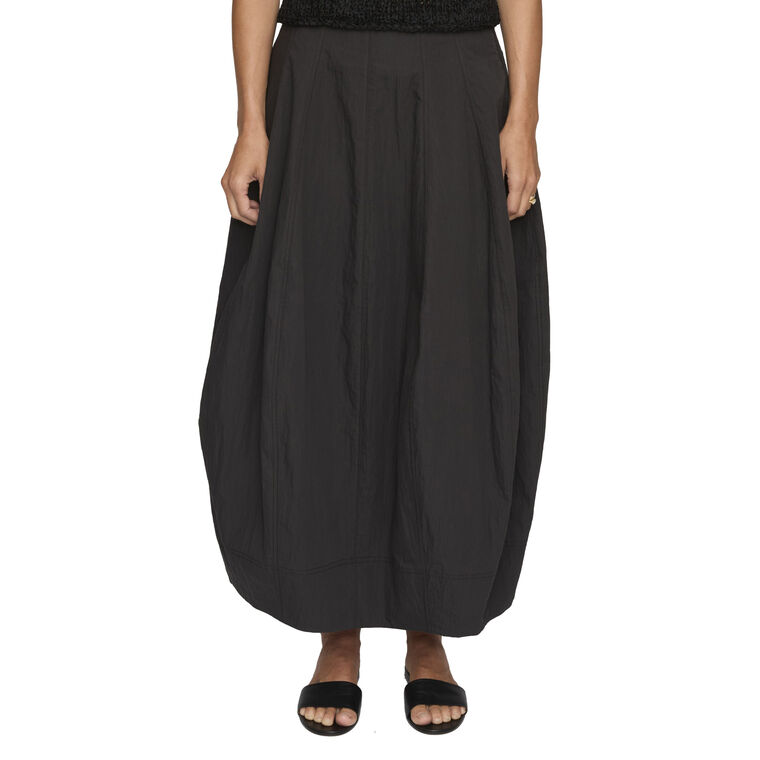 Veda Cotton Nylon Midi Skirt image number null