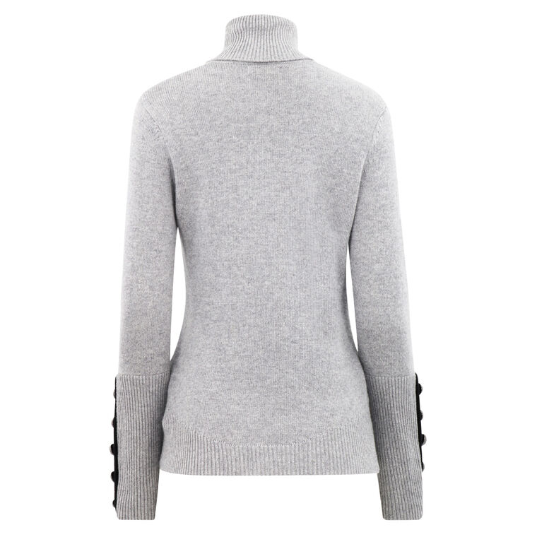 Brianna Colorblock Turtleneck Sweater image number null