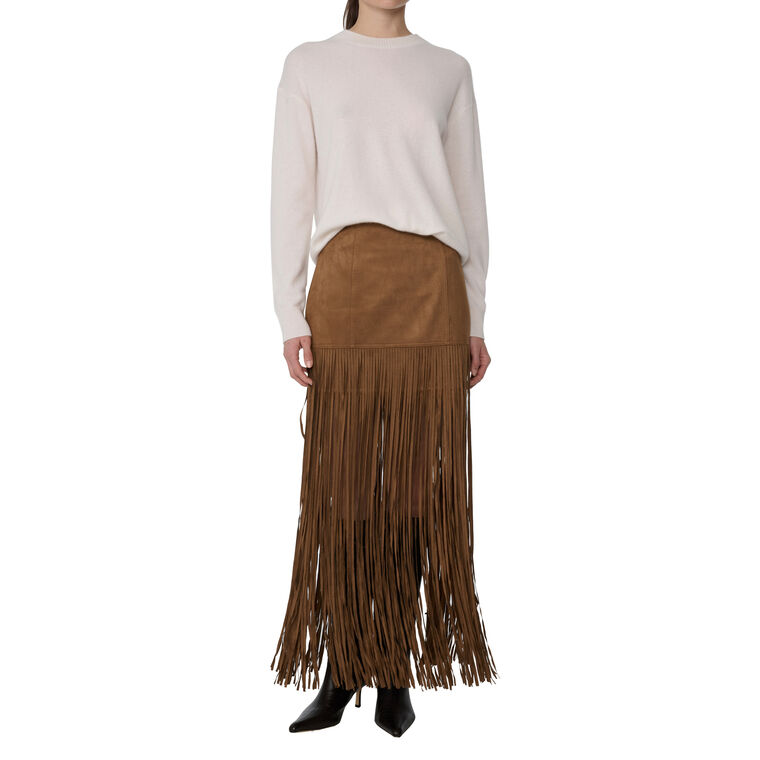 Soren Mini Skirt With Fringe image number null