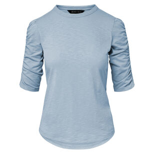 Waldorf Ruched-Sleeve Tee