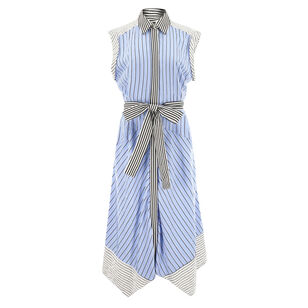 Vivienne Sleeveless Button Down Midi Dress