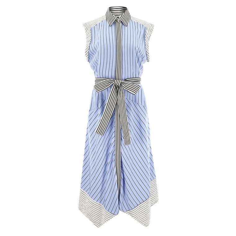 Vivienne Sleeveless Button Down Midi Dress image number null