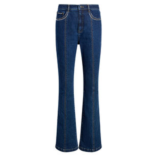 Shailene Studded Heart Bootcut Denim Pant