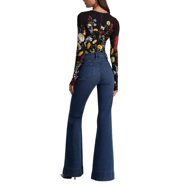 Olea Long Sleeve Crewneck Bodysuit image number null