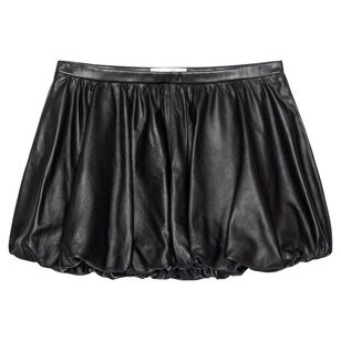 The Leather Bubble Skirt
