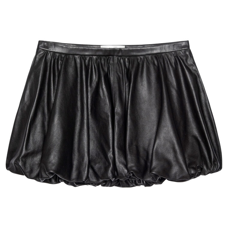 The Leather Bubble Skirt image number null