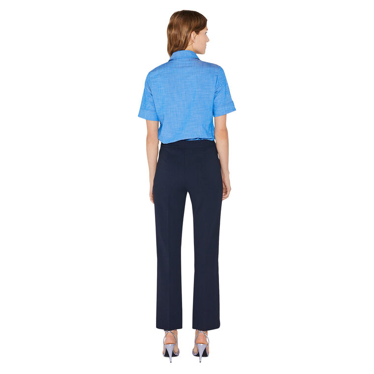 Lola Side Zip Ankle Flare Jersey Pant image number null