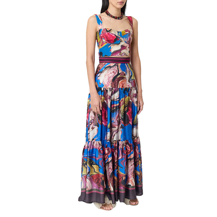 Tuna Tiered Maxi Skirt image number null