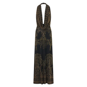 Deep Cowl Plunge Dress