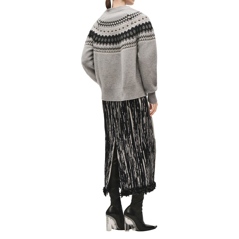 Pleated Pencil Skirt image number null