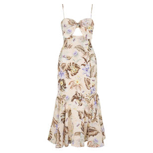 Coco Tie Front Midi Dress