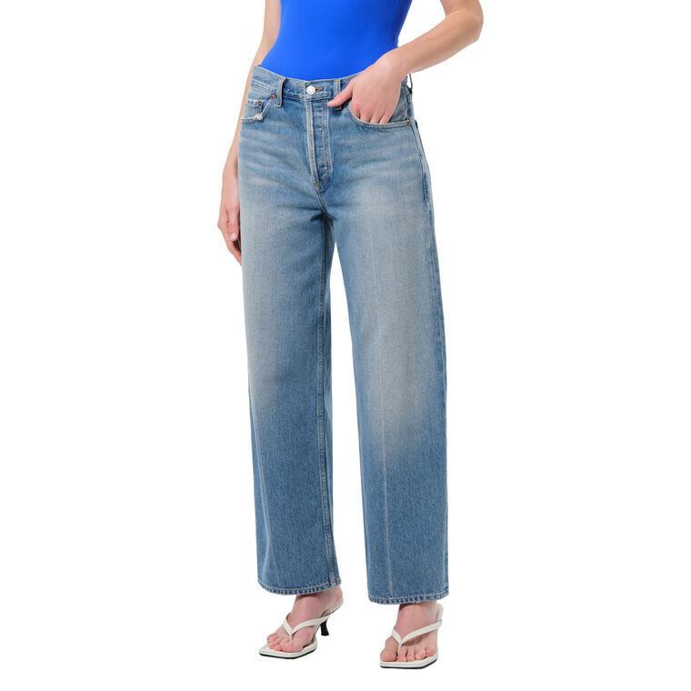 Arc Mid-Rise Wide-Leg Jean image number null