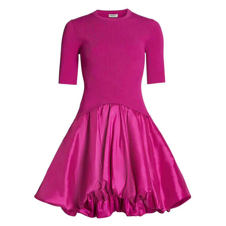 Kenny Short Sleeve Bubble Skirt Dress image number null