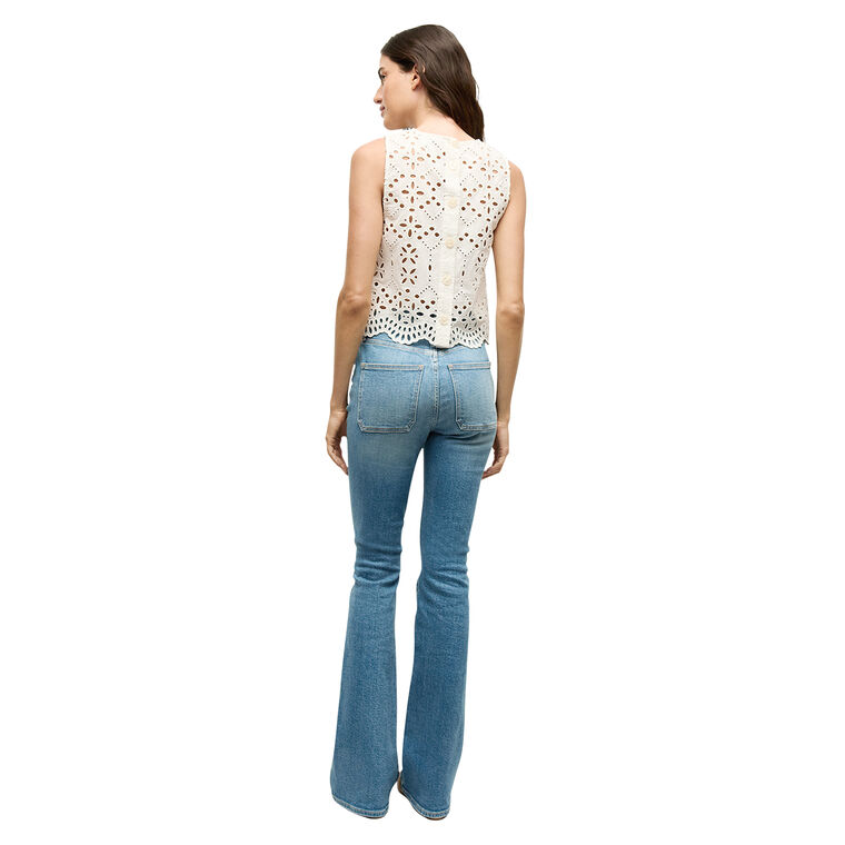 Beverly Patch-Pocket High Rise Skinny Flare Jean image number null