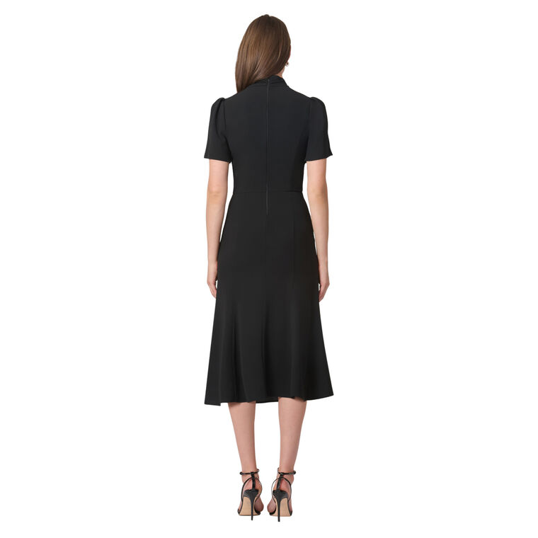 Allegra Short Sleeve Crepe Midi Dress image number null