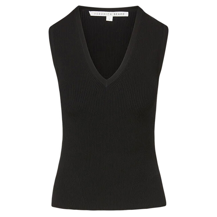 Sid Sleeveless Pullover Knit Shell image number null