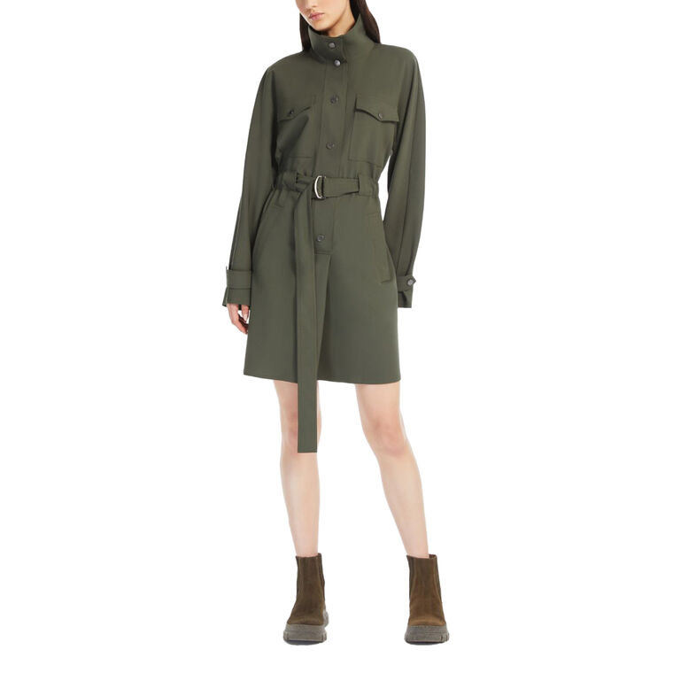 Brioso Wool Gabardine Dress image number null