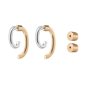 Mini Two-Tone Luna Earrings