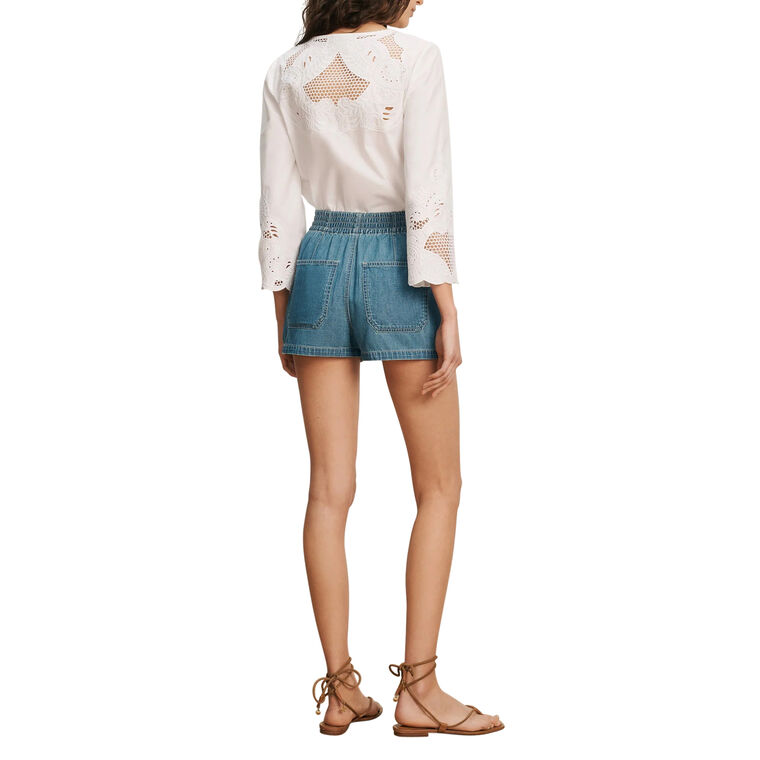 Sally Denim Short image number null
