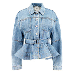 Alex Peplum Denim Jacket