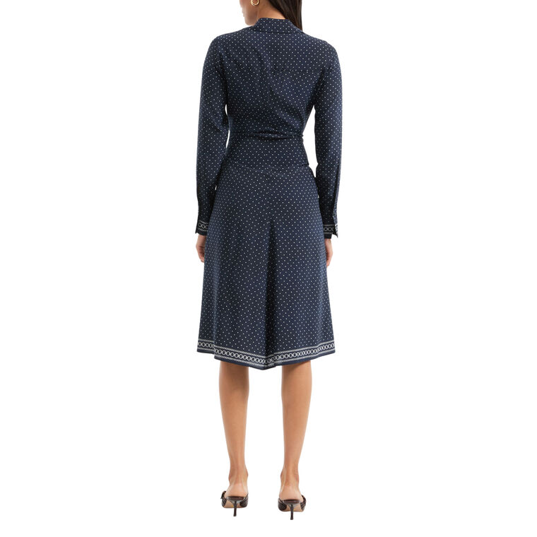 Lex Polka Dot Midi Shirtdress image number null